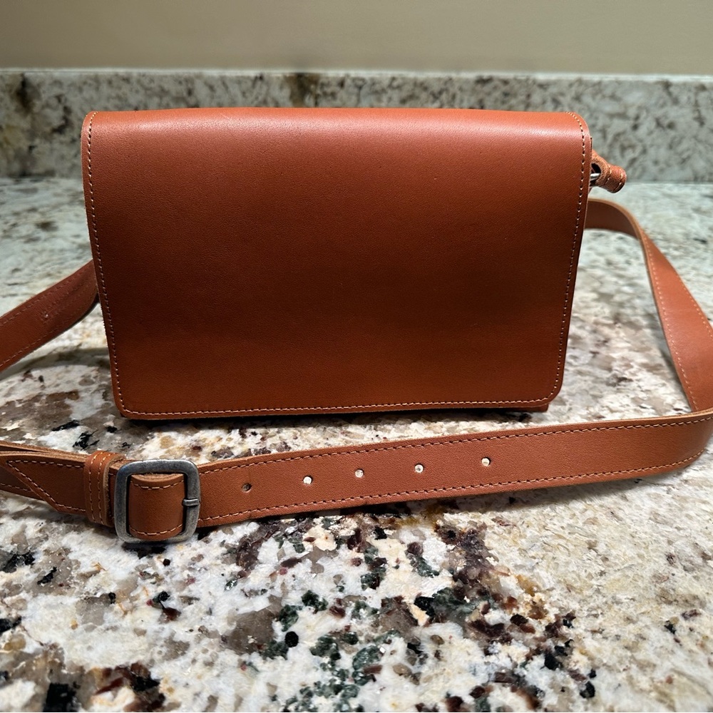 Surface to Air Cognac color cross body bag